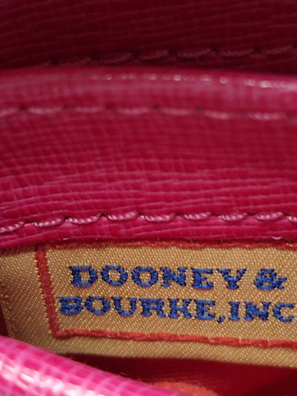 Dooney & Bourke Pink Floral Print Wallet with Yellow Accents